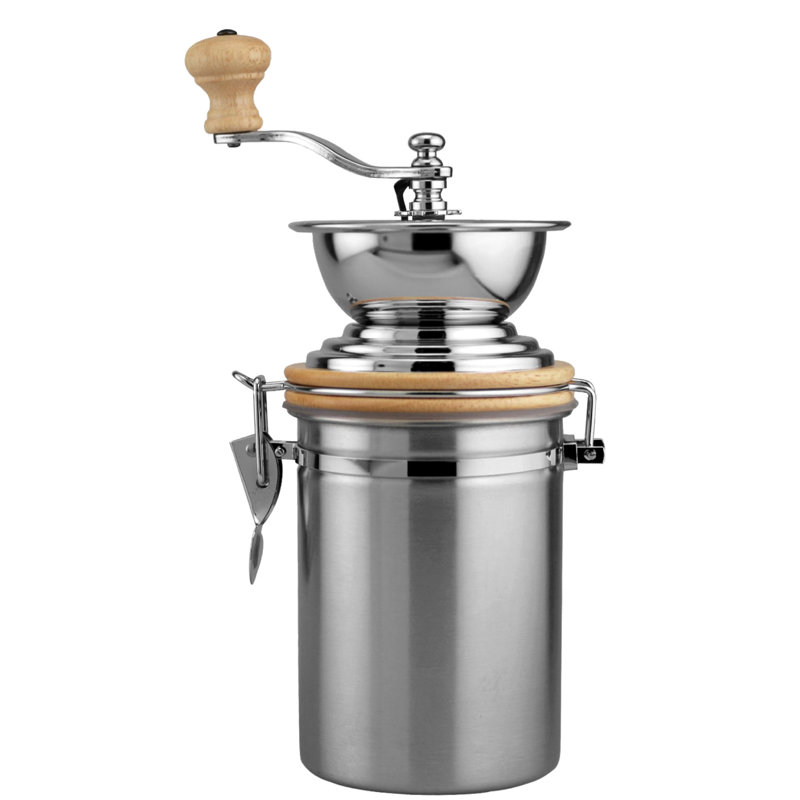 Supreme Housewares Stainless Steel Manual Burr Coffee
